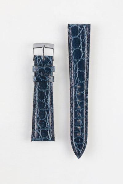 Morellato TRACY Genuine Crocodile Watch Strap in NAVY BLUE