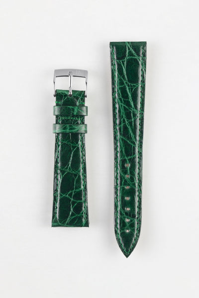 Morellato TRACY Genuine Crocodile Watch Strap in GREEN