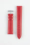 Morellato VIOLINO Genuine Lizard Skin Strap in RED