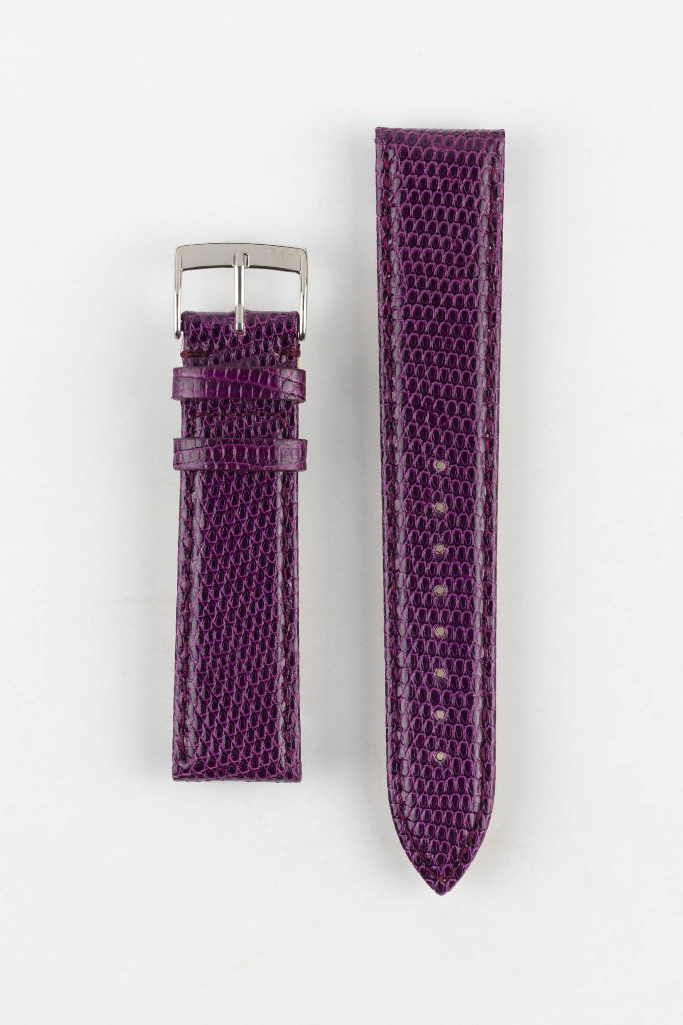 Morellato VIOLINO Genuine Lizard Skin Watch Strap in PURPLE