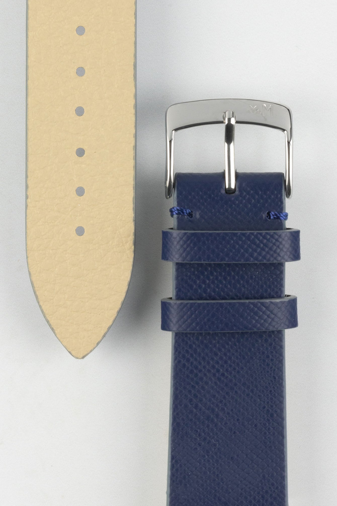 Morellato ZANTE Recycled Leather-Fibre Watch Strap in BLUE