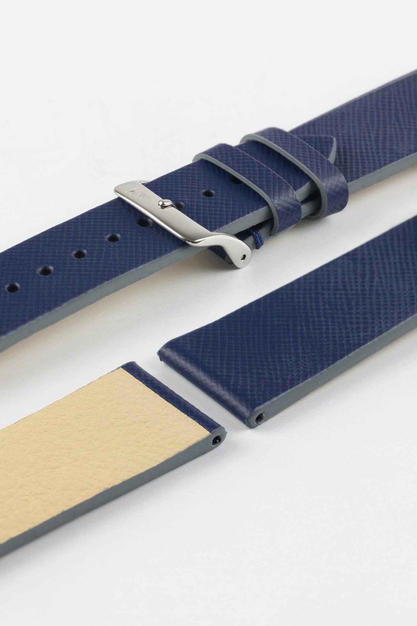 Morellato ZANTE Recycled Leather-Fibre Watch Strap in BLUE