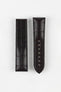 OMEGA 98000234 DeVille Hour Vision Genuine Alligator 22mm Deployment Watch Strap in DARK BROWN