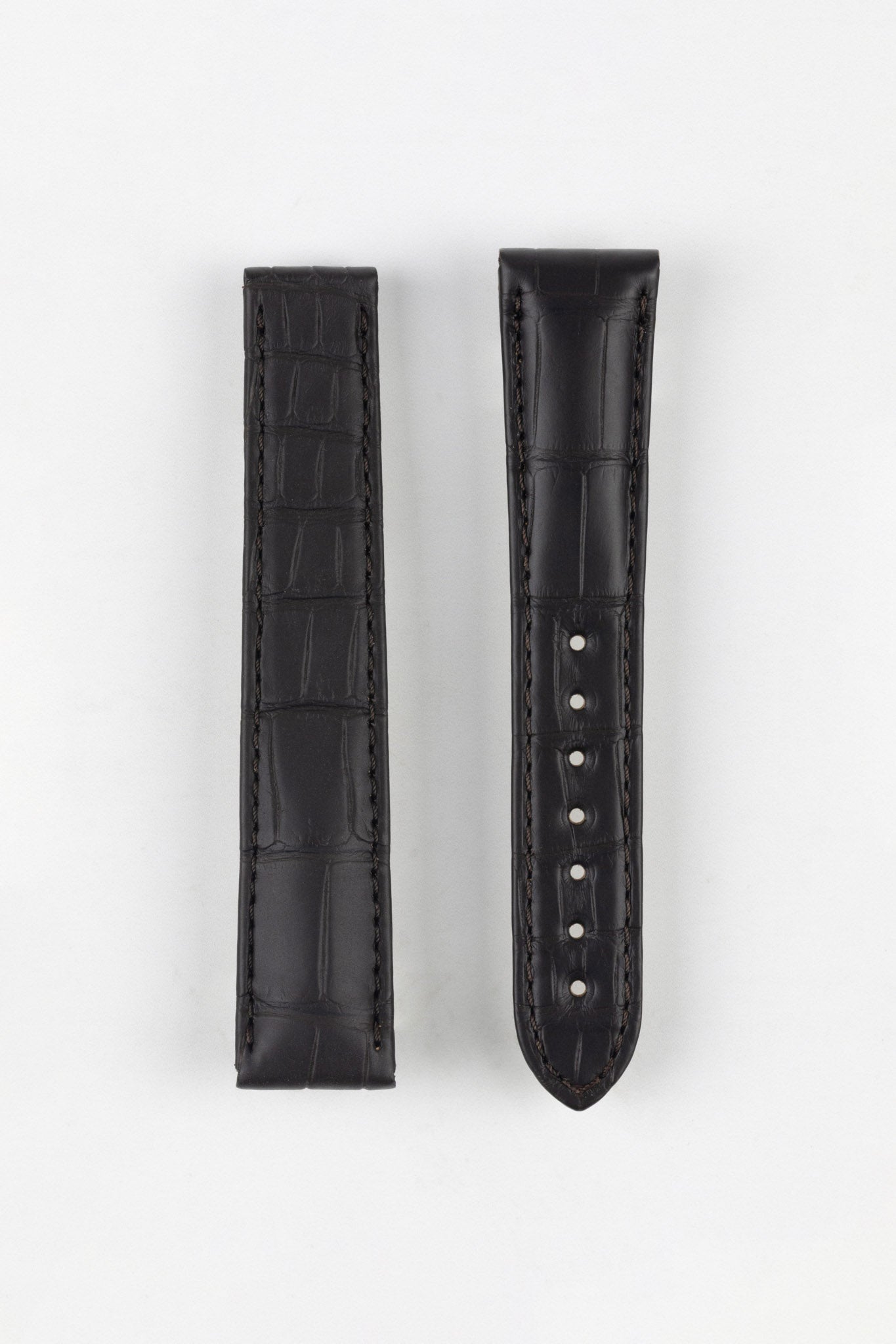 Brown Leather Watch Strap | OMEGA 19mm | WO UK – Watch Obsession