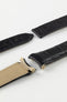Photo Showing ends of Omega Watch Strap, image shows deployment end and tang with the springbar holes. Product code 98000371