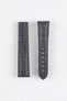 OMEGA CUZ004164 Genuine Alligator Leather Deployment Strap in GREY