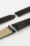 Photo Showing ends of Omega Watch Strap, image shows deployment end and tang with the springbar holes. Product code CUZ005650