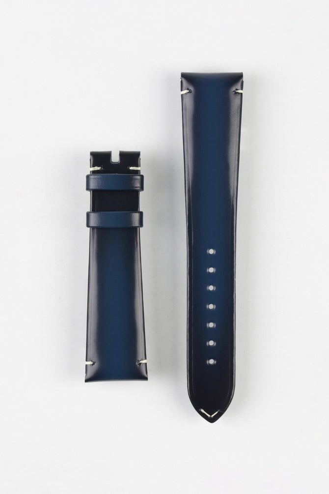 OMEGA CUZ015962 Speedmaster 57 Vintage Style 20mm Leather Watch Strap - BLUE