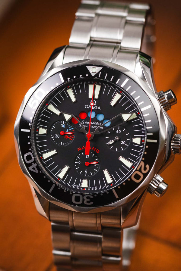 OMEGA Seamaster Chrono Regatta Racing 44mm - Black Dial | 2569.52.00 ...