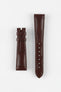 OMEGA Z016842 Genuine Alligator Low Profile 19mm Strap - BROWN