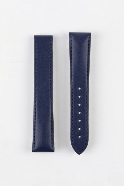 OMEGA Z017134 Vegan Faux-Leather Deployment Watch Strap in BLUE