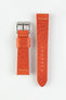 Pebro ARTISAN Leather Watch Strap in BURNT RED