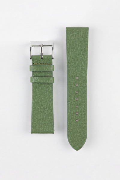 Pebro BILLY Genuine Goatskin Leather Watch Strap in SAGE GREEN