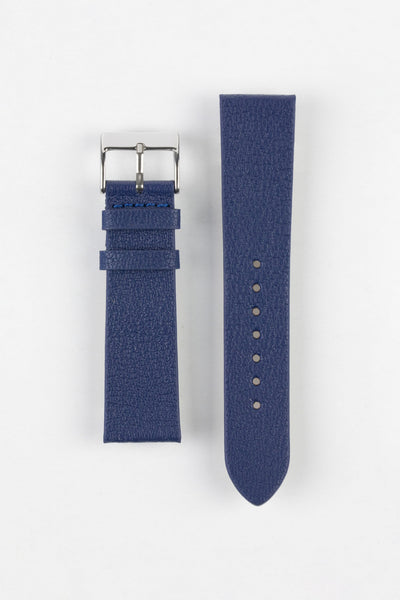 Pebro BILLY Genuine Goatskin Leather Watch Strap in NAVY BLUE