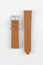 Pebro BILLY Genuine Goatskin Leather Watch Strap in MID BROWN