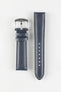 Pebro CADW Padded Vintage Leather Watch Strap in DARK BLUE