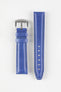 Pebro CADW Padded Vintage Leather Watch Strap in ROYAL BLUE