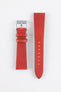 Pebro OILED ARTISAN Leather Watch Strap in RED