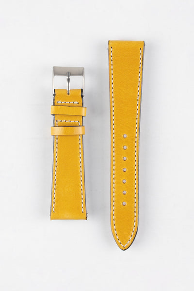 Pebro VIBRANT Genuine Leather Watch Strap in HONEY