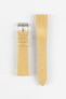 Pebro VINTAGE Leather Watch Strap in MUSTARD