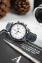 RIOS1931 BOSTON Alligator-Embossed Leather Watch Strap in STONE GREY