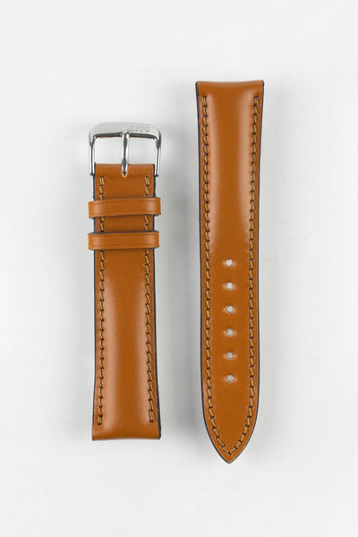 RIOS1931 CHICAGO Shell Cordovan Leather Watch Strap in HONEY