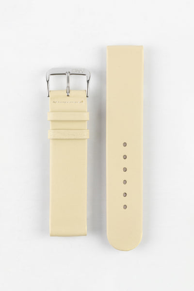 RIOS1931 CLASSIC Low-Profile Leather Watch Strap in SAND