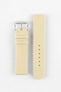 RIOS1931 CLASSIC Low-Profile Leather Watch Strap in SAND