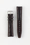 RIOS1931 DALLAS Alligator-Embossed Leather Watch Strap in MOCHA