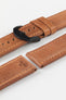 RIOS1931 DERBY Genuine Vintage Leather Watch Strap in COGNAC