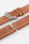 RIOS1931 DERBY Genuine Vintage Leather Watch Strap in COGNAC