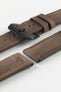 RIOS1931 DERBY Genuine Vintage Leather Watch Strap in MOCHA