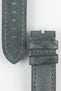 RIOS1931 DERBY Genuine Vintage Leather Watch Strap in STONE GREY