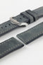 RIOS1931 DERBY Genuine Vintage Leather Watch Strap in STONE GREY