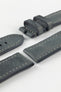 RIOS1931 DERBY Genuine Vintage Leather Watch Strap in STONE GREY