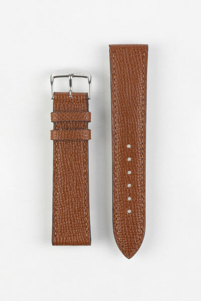 RIOS1931 FRENCH Leather Watch Strap in COGNAC