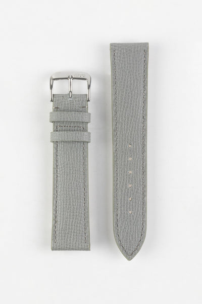 RIOS1931 FRENCH Leather Watch Strap in STONE GREY