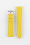 RIOS1931 FRENCH Leather Watch Strap in YELLOW