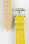 RIOS1931 FRENCH Leather Watch Strap in YELLOW