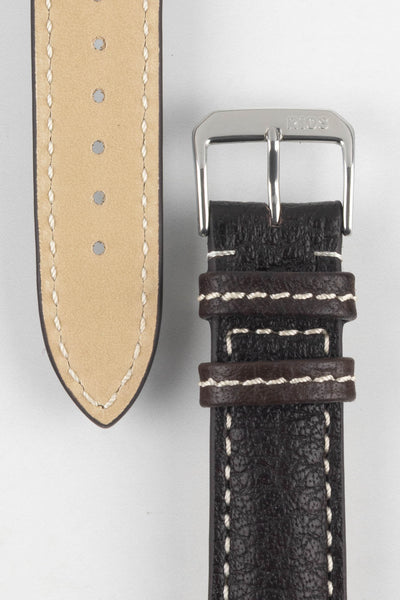 RIOS1931 MONTANA Buffalo Watch Strap in MOCHA