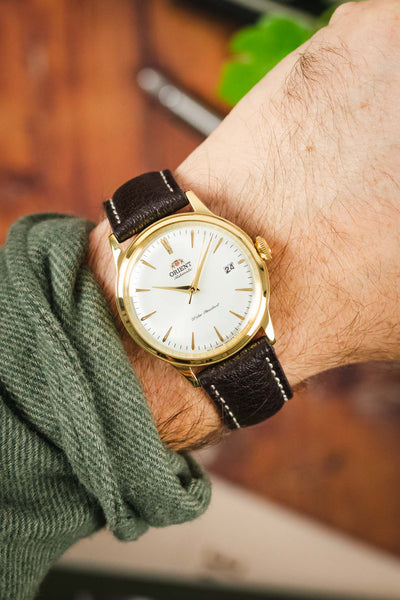 RIOS1931 MONTANA Buffalo Watch Strap in MOCHA