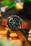 RIOS1931 ORLANDO Alligator-Embossed Leather Watch Strap in COGNAC