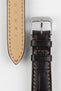 RIOS1931 ORLANDO Alligator-Embossed Leather Watch Strap in MOCHA