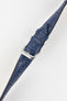 RIOS1931 ORLANDO Alligator-Embossed Leather Watch Strap in NAVY BLUE