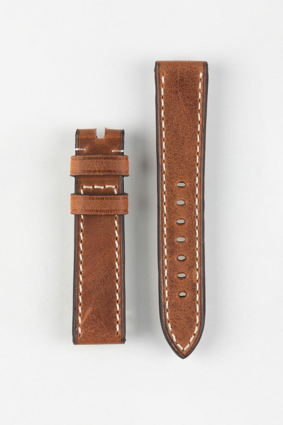 RIOS1931 Oxford Vintage Watch Strap in COGNAC | WatchObsession – Watch ...