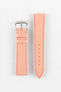 RIOS1931 TOSCANA Square-Padded Calfskin Leather Watch Strap in PALE PINK