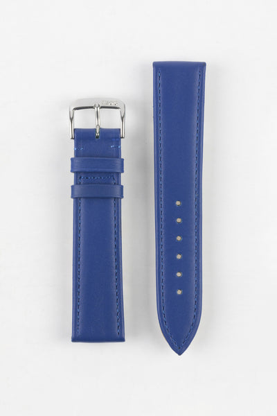 RIOS1931 TOSCANA Square-Padded Calfskin Leather Watch Strap in ROYAL BLUE