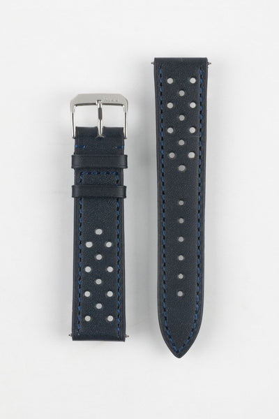 RIOS1931 UFA Perforated Watch Strap in BLUE