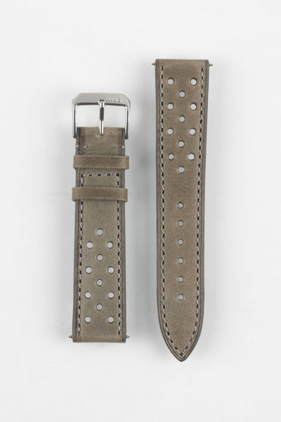 RIOS1931 UFA Perforated Watch Strap in GREY