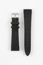 RIOS1931 WALKER Genuine Vintage Leather Watch Strap in BLACK